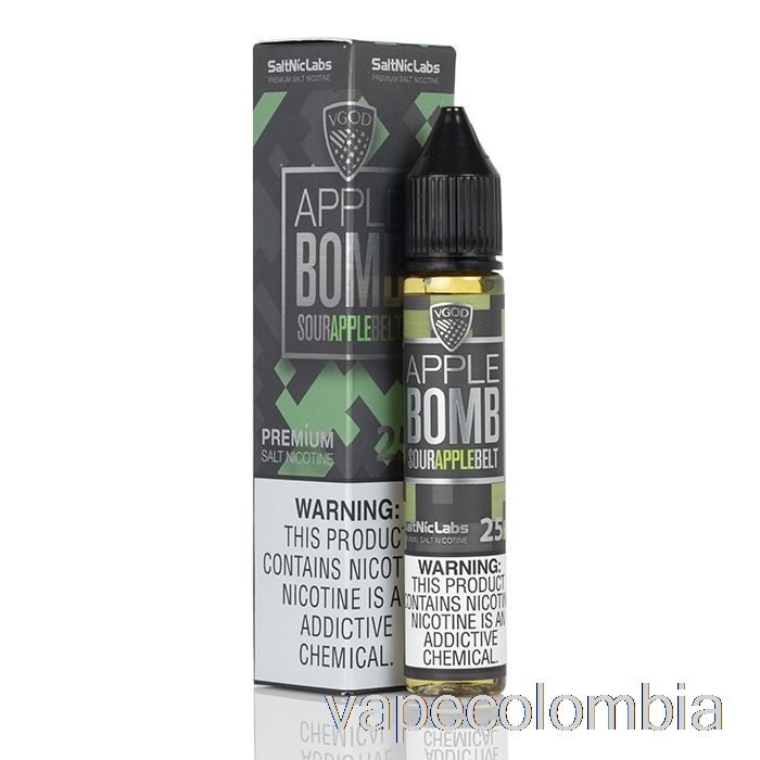 Bomba De Manzana Desechable Vape - E-líquido Vgod - 60ml 0mg